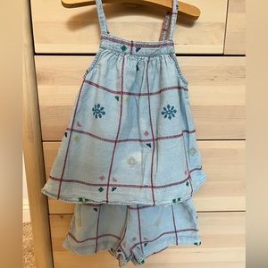 Zara Toddler Chambray Set